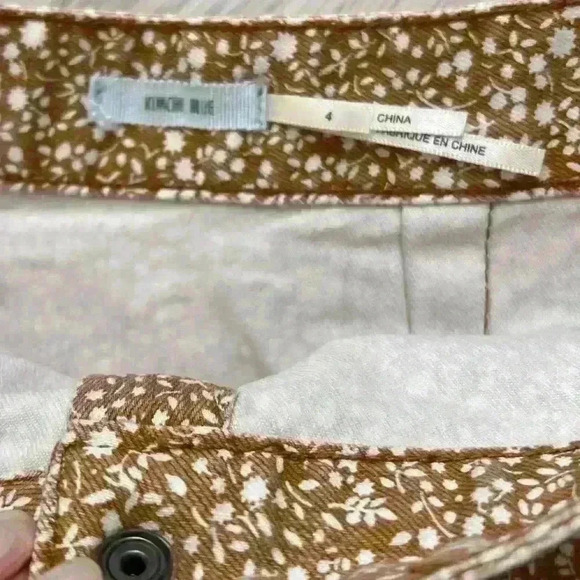 Kimchi Blue Floral Button Front Mini Skirt 4 - Picture 3 of 3